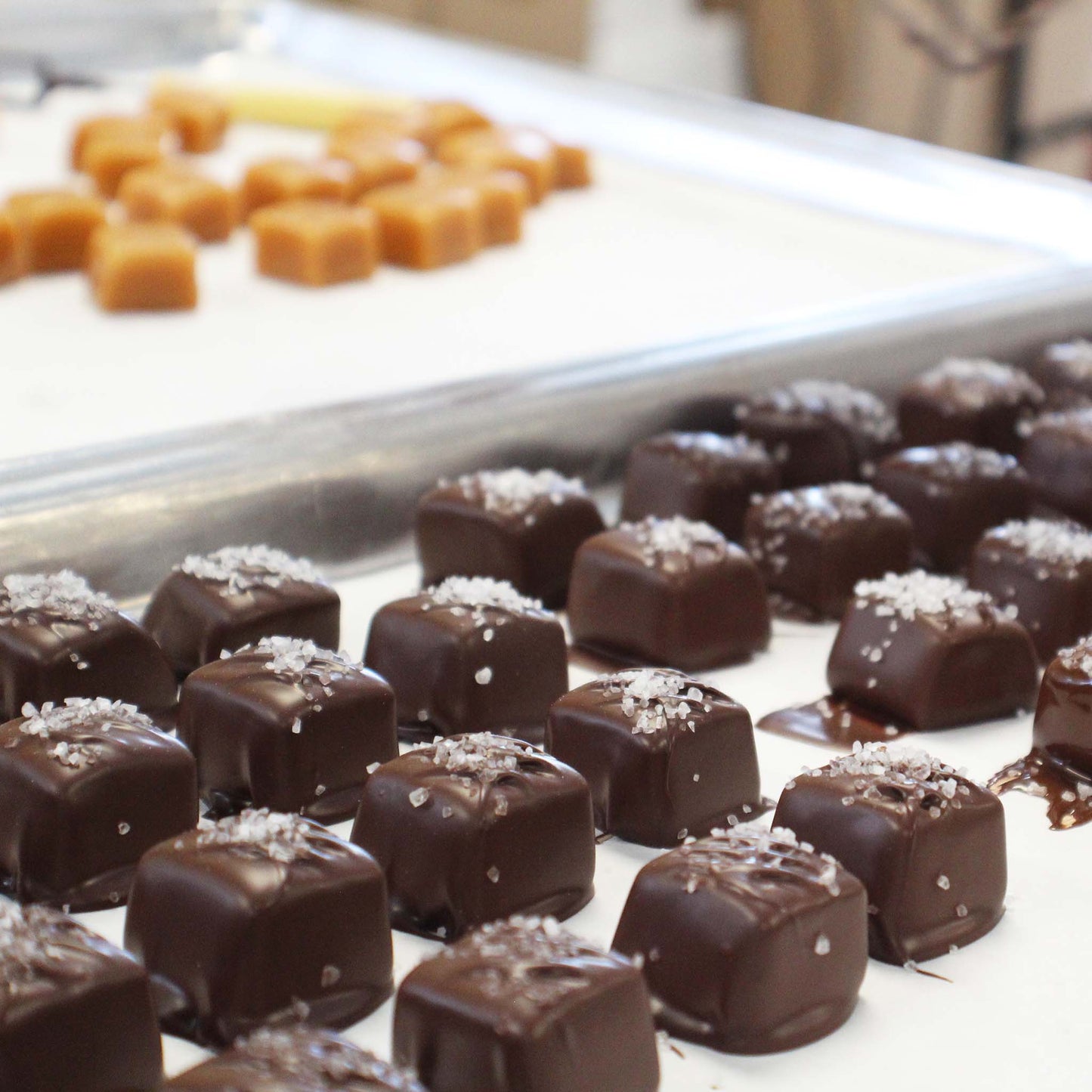 Halloween Sea Salt Caramels