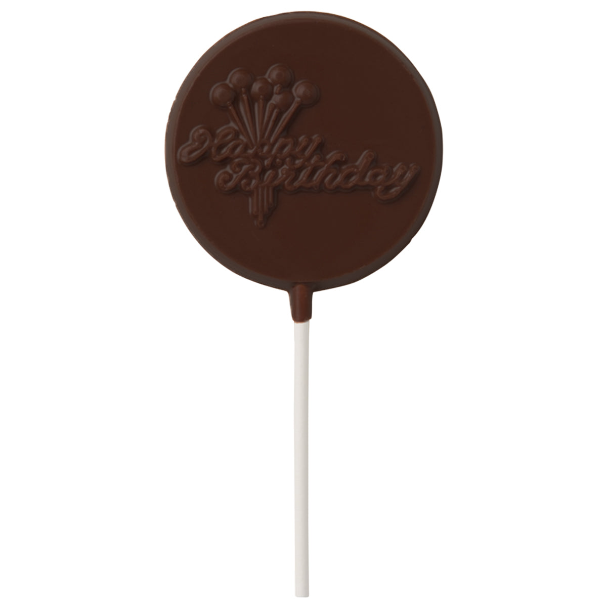 Chocolate 'Happy Birthday' Pop
