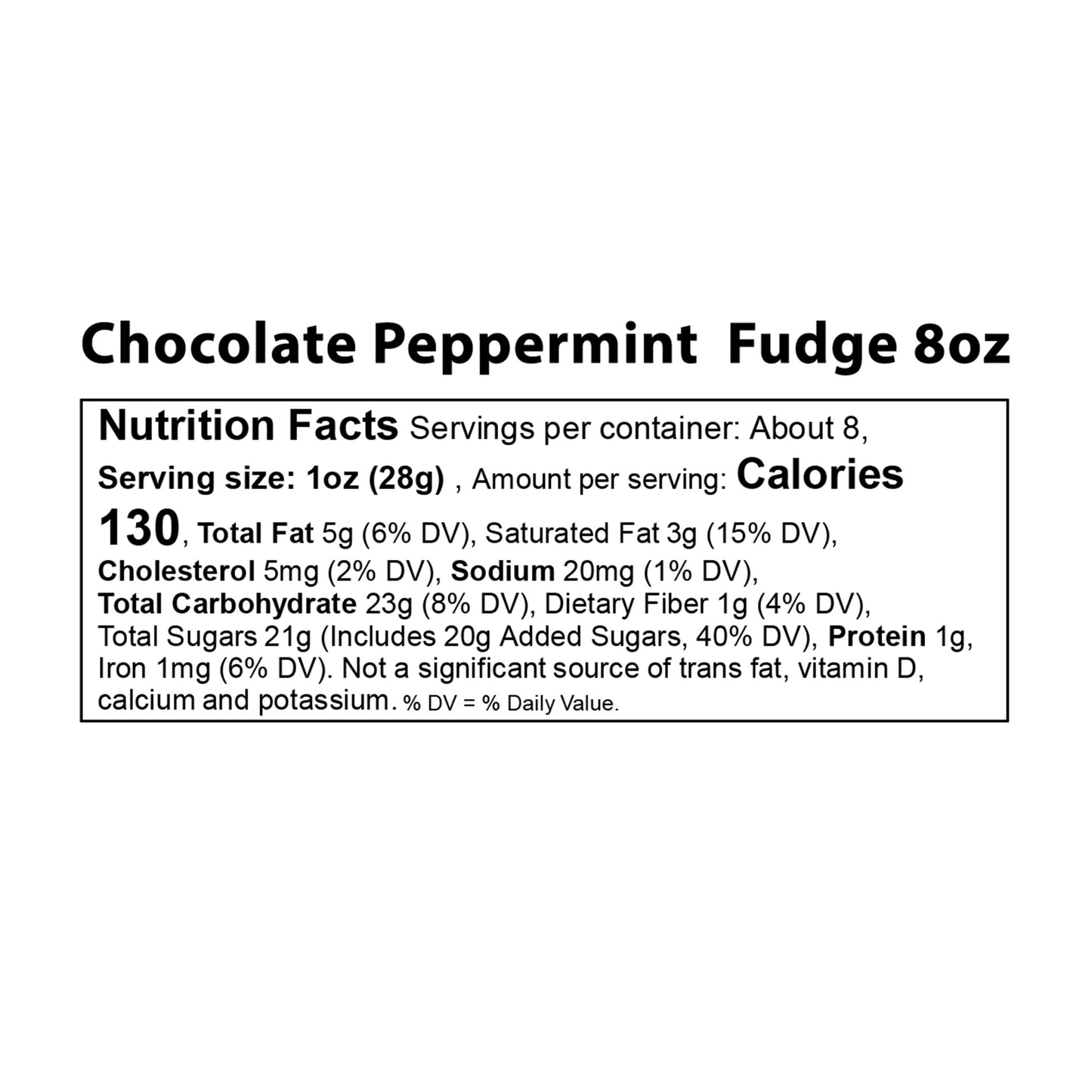 Chocolate Peppermint Fudge