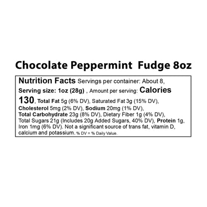 Chocolate Peppermint Fudge