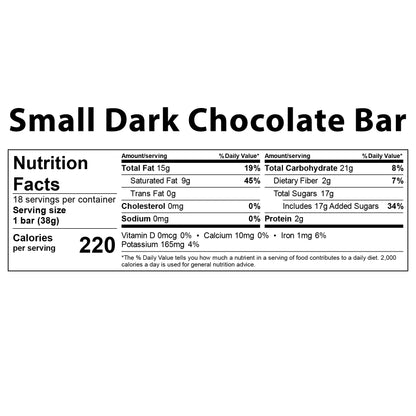 Small Chocolate Bars - Box of 18