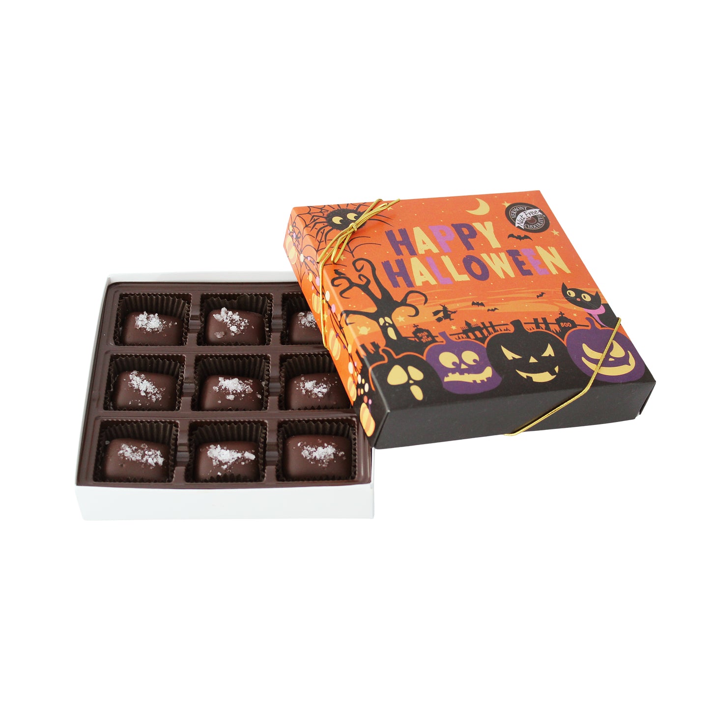 Halloween Sea Salt Caramels