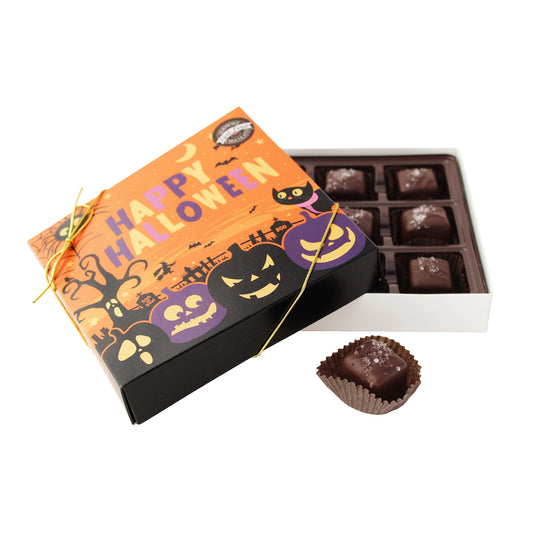 Halloween Sea Salt Caramels
